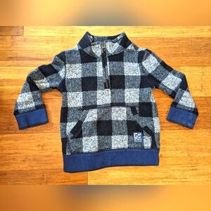 Gap plaid pull over sweater. 18 months